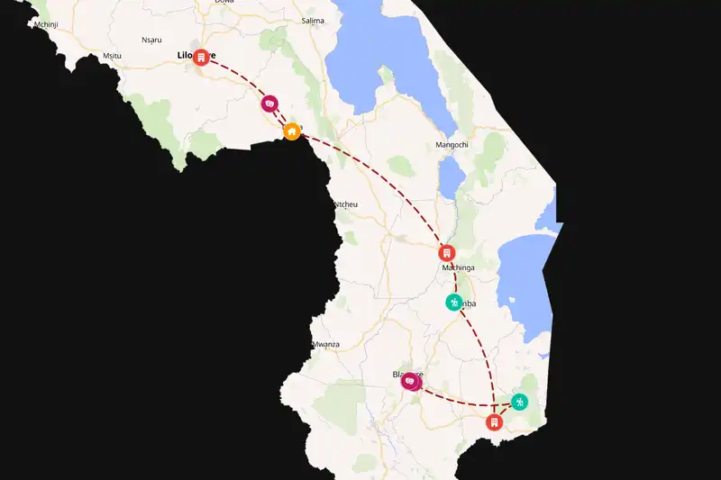 Backpacking in 10-day route