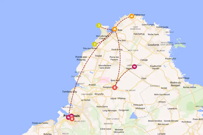Backpacking in 3-day route