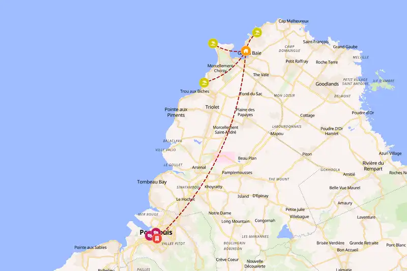 Backpacking in 3-day route