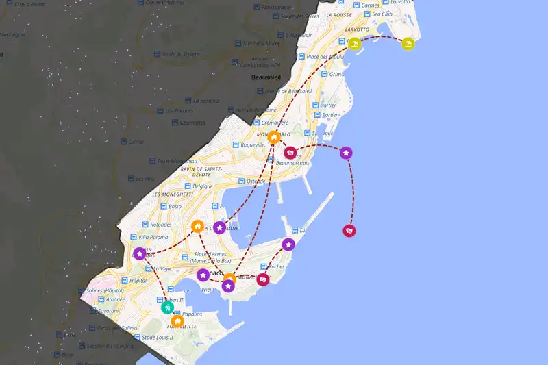 Backpacking in 5-day route