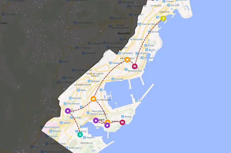 Backpacking in 3-day route