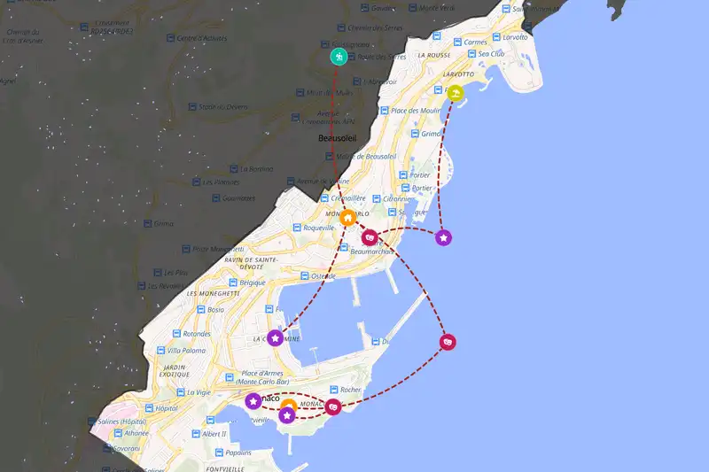 Backpacking in 3-day route