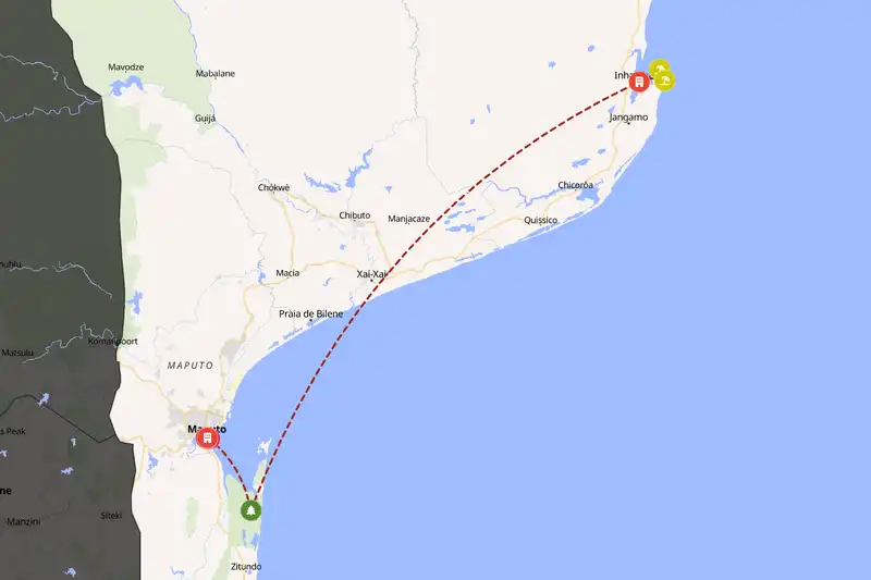 Backpacking in 10-day route