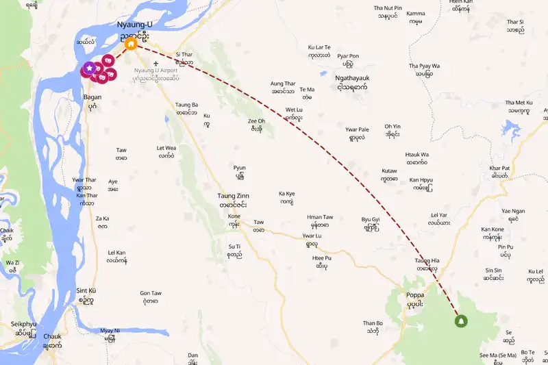 Backpacking in 5-day route