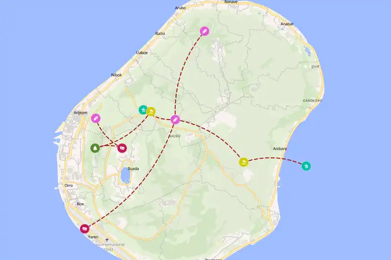 Backpacking in 5-day route
