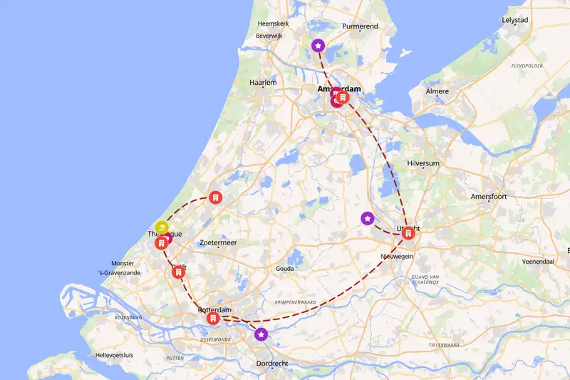 Backpacking in 10-day route
