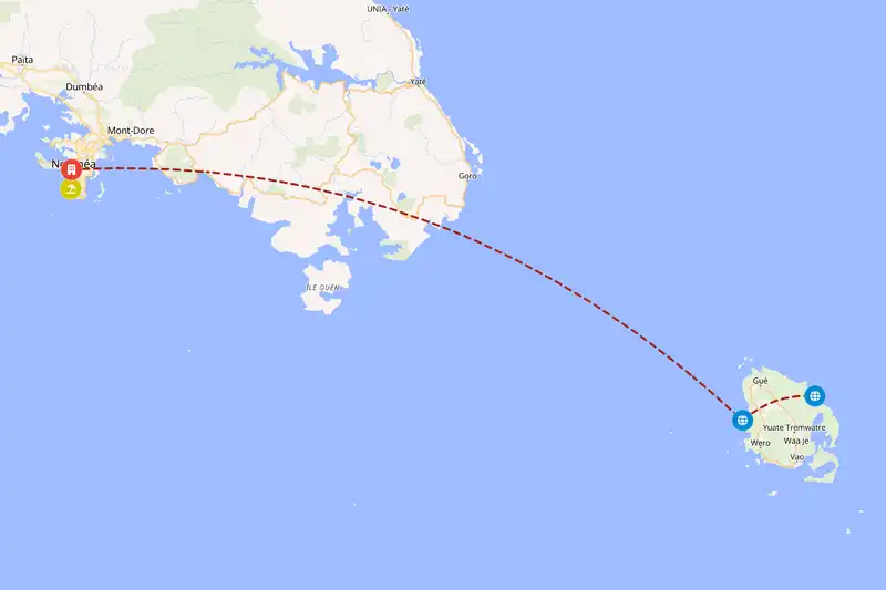 Backpacking in 3-day route