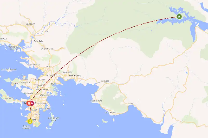 Backpacking in 2-day route