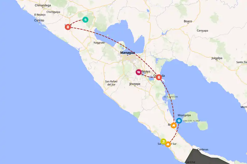 Backpacking in 10-day route