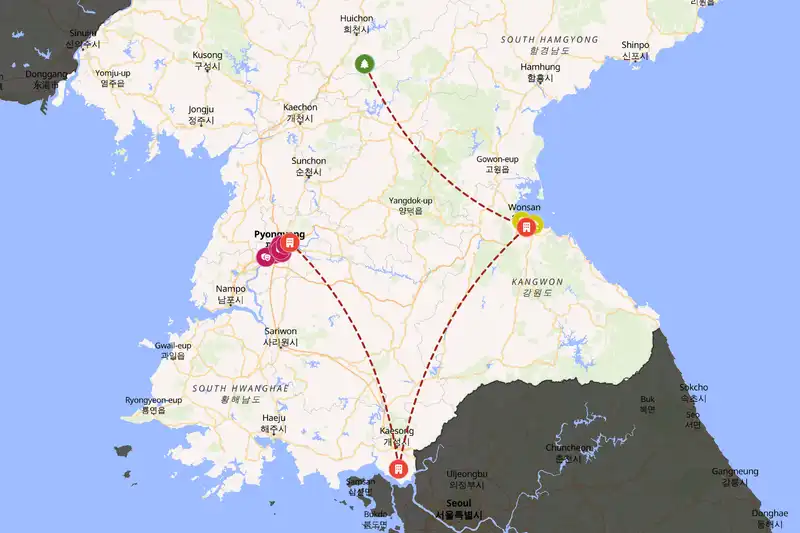 Backpacking in 10-day route