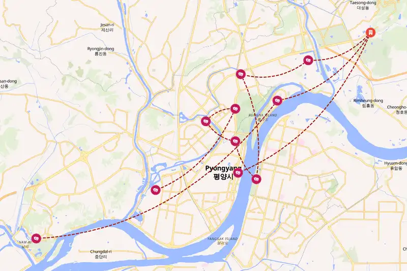 Backpacking in 5-day route