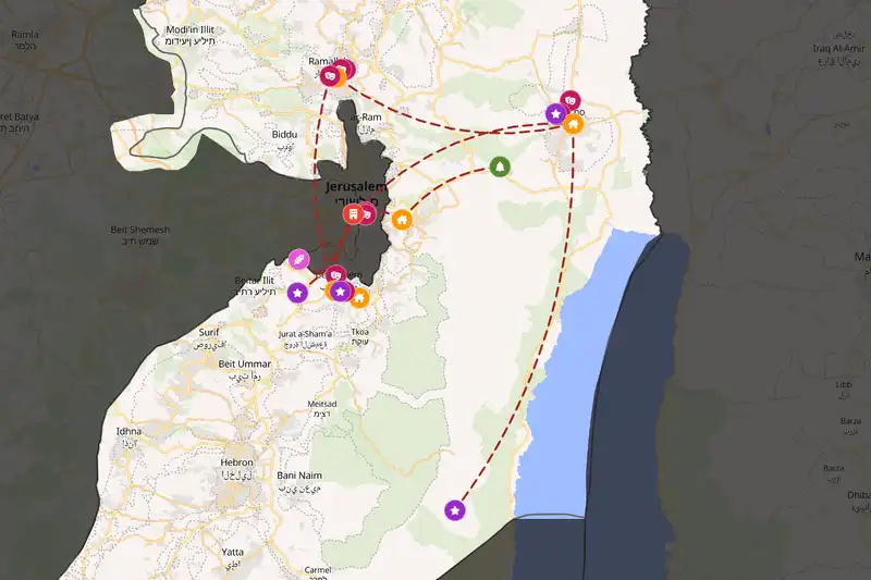 Backpacking in 5-day route