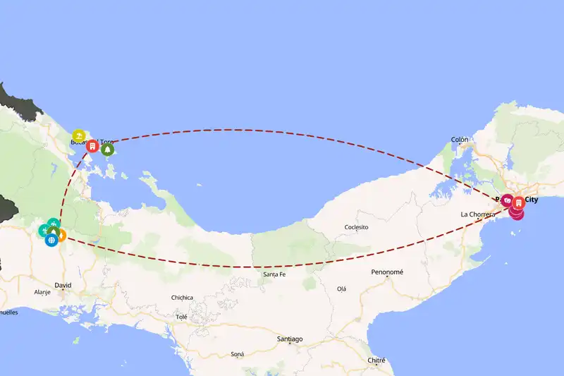 Backpacking in 10-day route