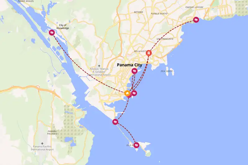 Backpacking in 5-day route