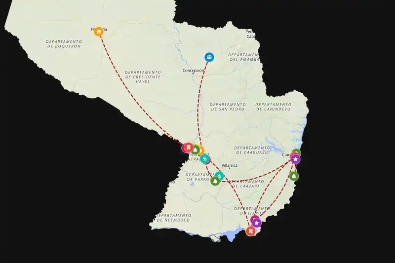 Backpacking in 15-day route