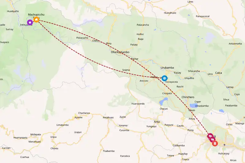 Backpacking in 7-day route