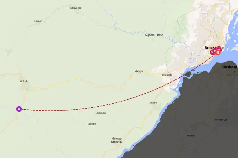 Backpacking in 5-day route