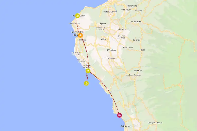 Backpacking in 2-day route