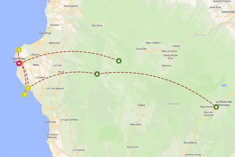 Backpacking in 2-day route