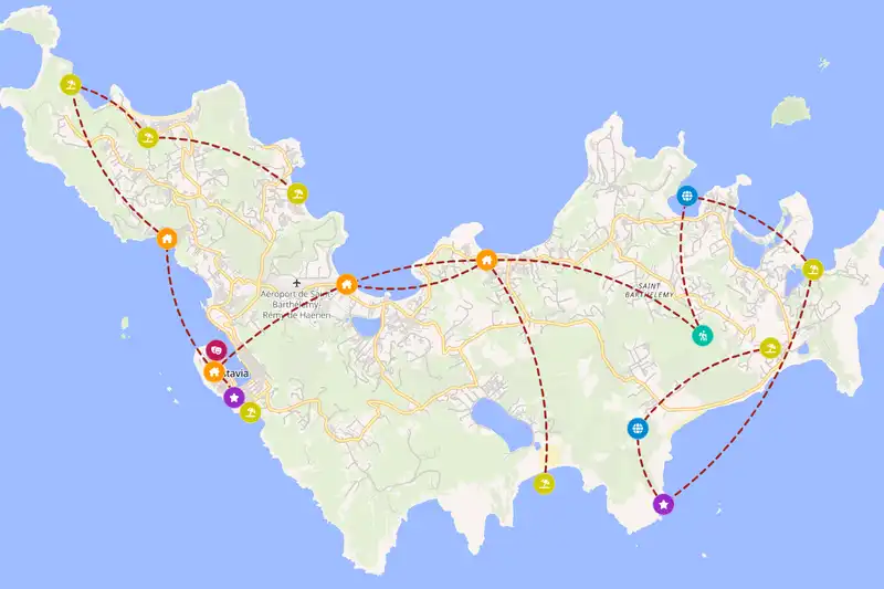 Backpacking in 5-day route