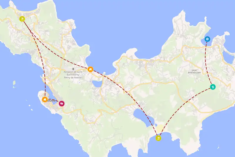Backpacking in 3-day route