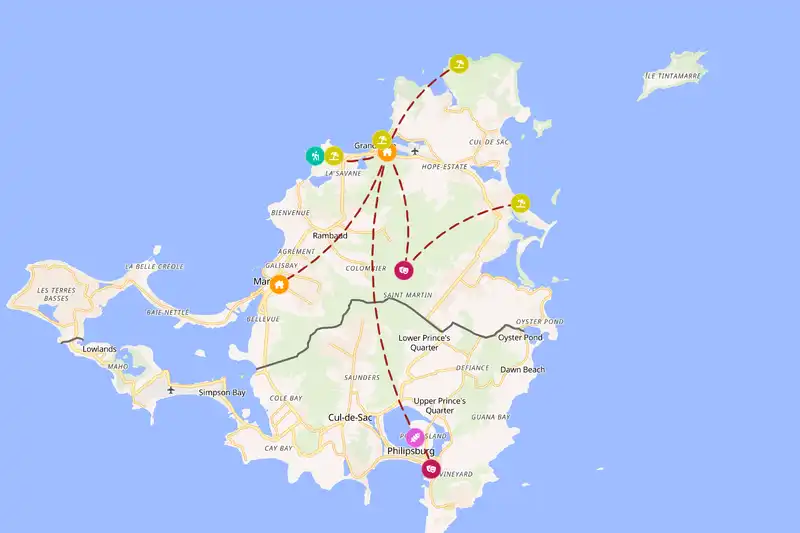 Backpacking in 5-day route