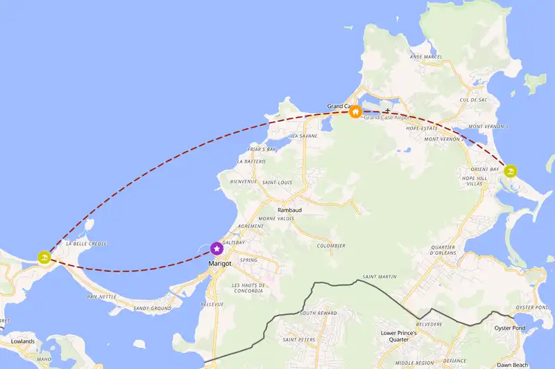 Backpacking in 2-day route
