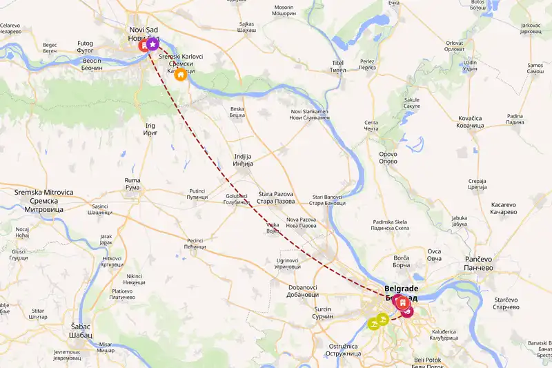 Backpacking in 5-day route