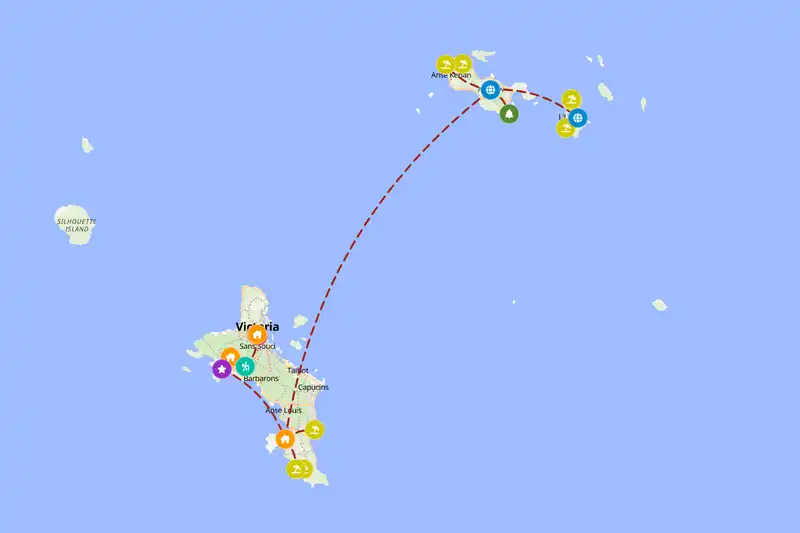 Backpacking in 5-day route