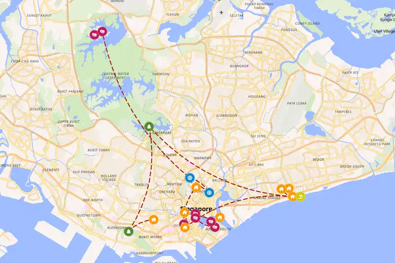 Backpacking in 10-day route