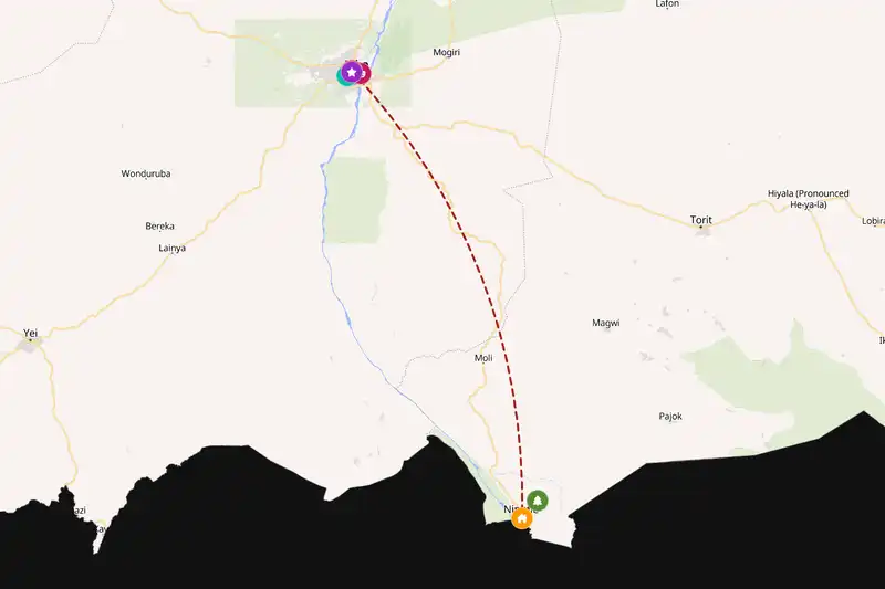 Backpacking in 5-day route