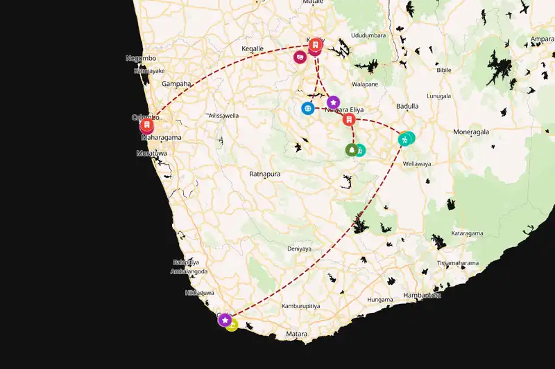 Backpacking in 10-day route