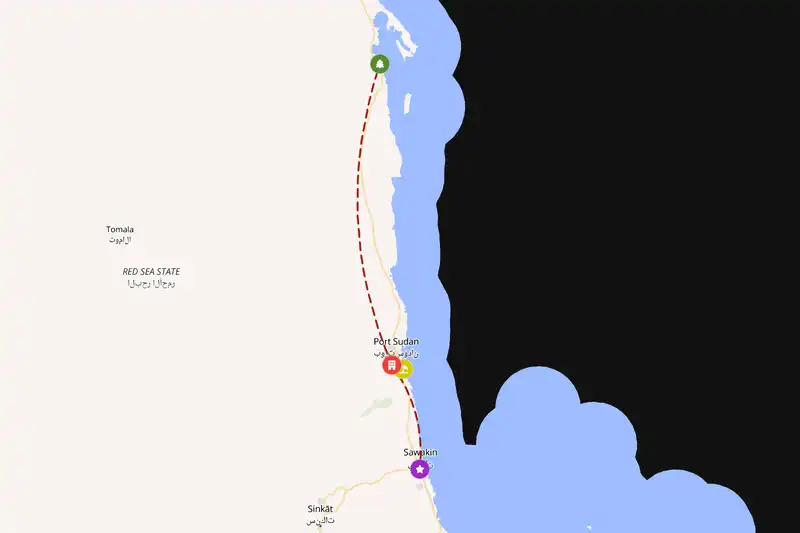 Backpacking in 5-day route