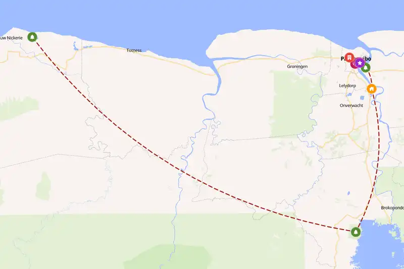 Backpacking in 10-day route