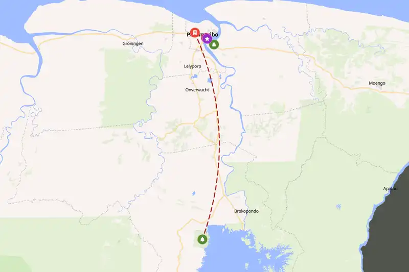 Backpacking in 5-day route