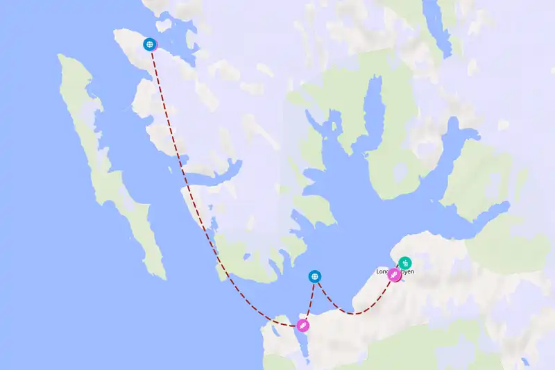 Backpacking in 5-day route