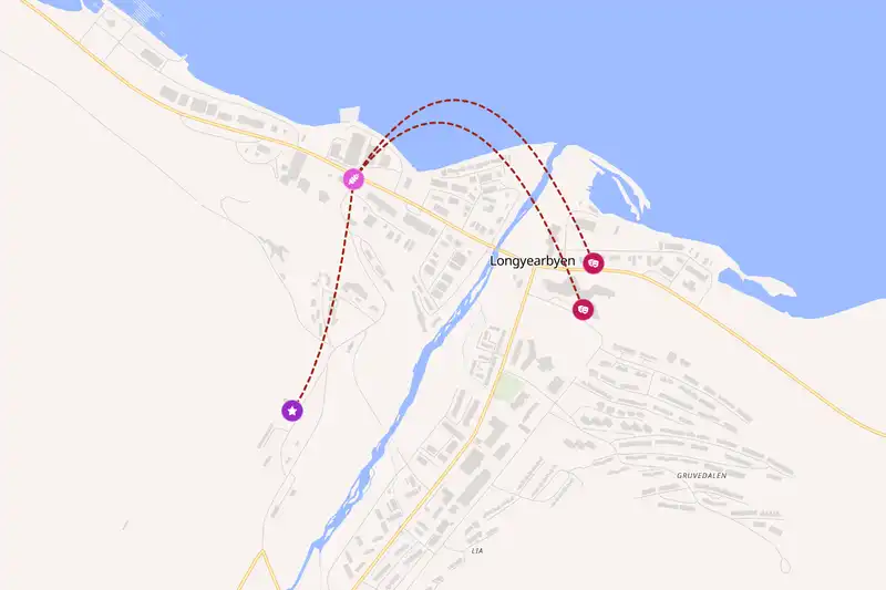 Backpacking in 2-day route