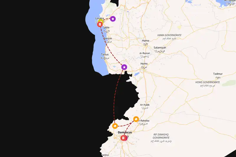 Backpacking in 10-day route