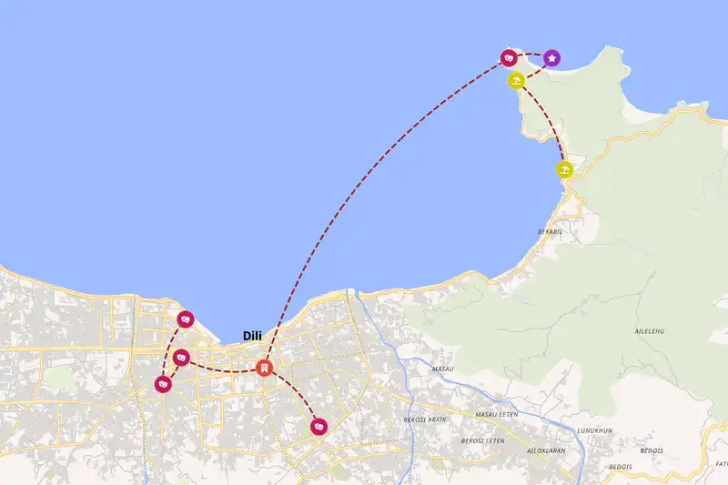 Backpacking in 2-day route
