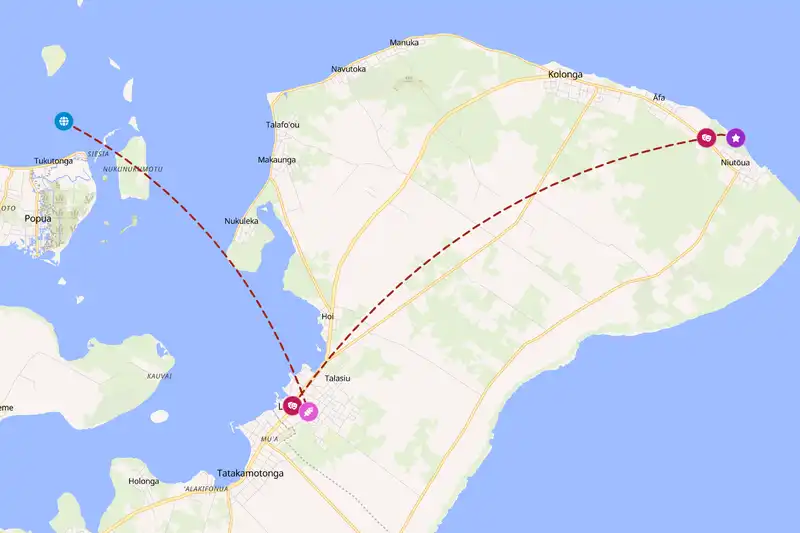 Backpacking in 2-day route