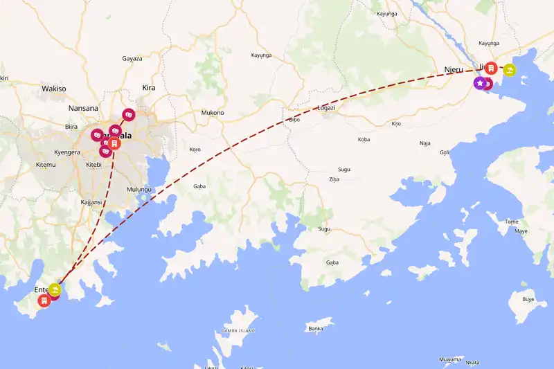 Backpacking in 5-day route
