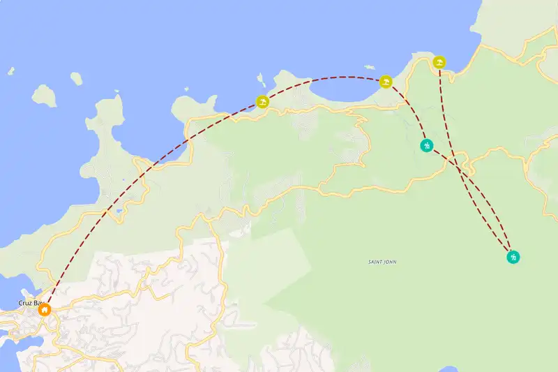 Backpacking in Snapshot Route