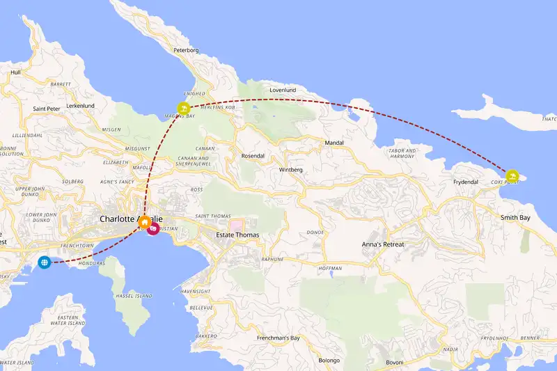 Backpacking in 2-day route