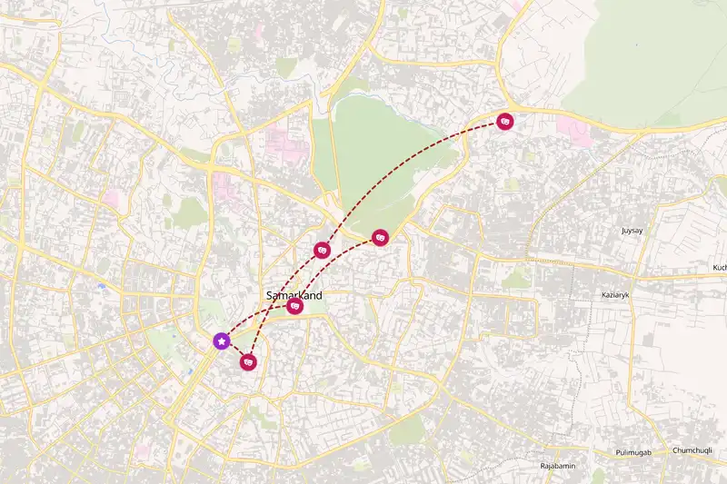 Backpacking in 5-day route