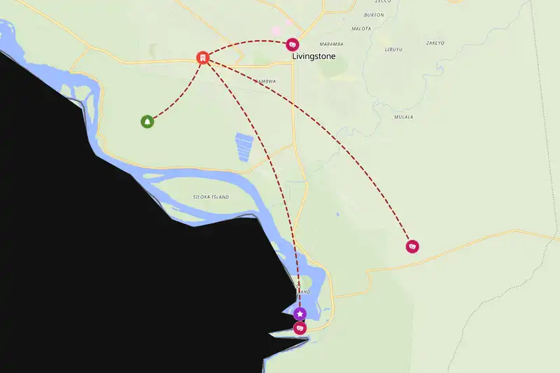 Backpacking in 5-day route