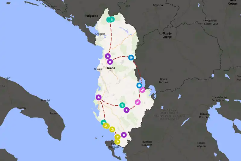 Backpacking in Albania