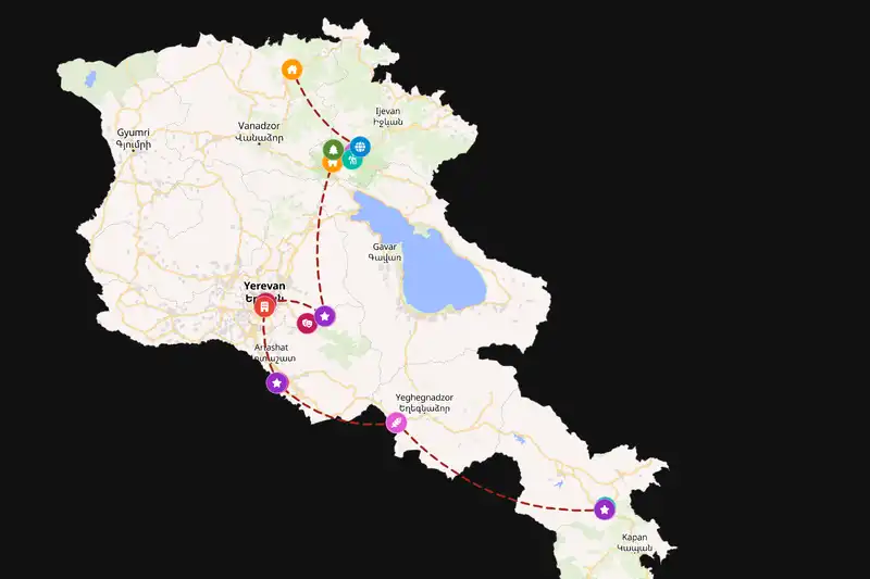 Backpacking in Armenia