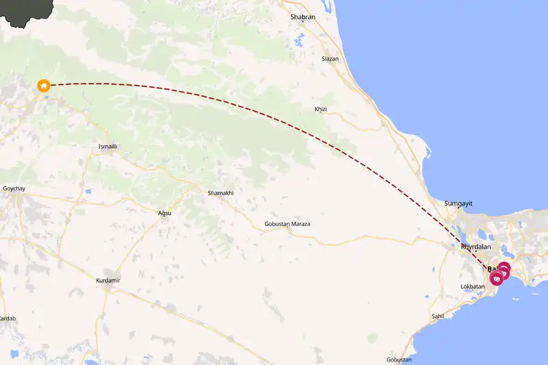 Backpacking in Azerbaijan