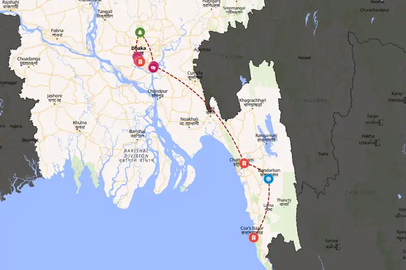 Backpacking in Bangladesh