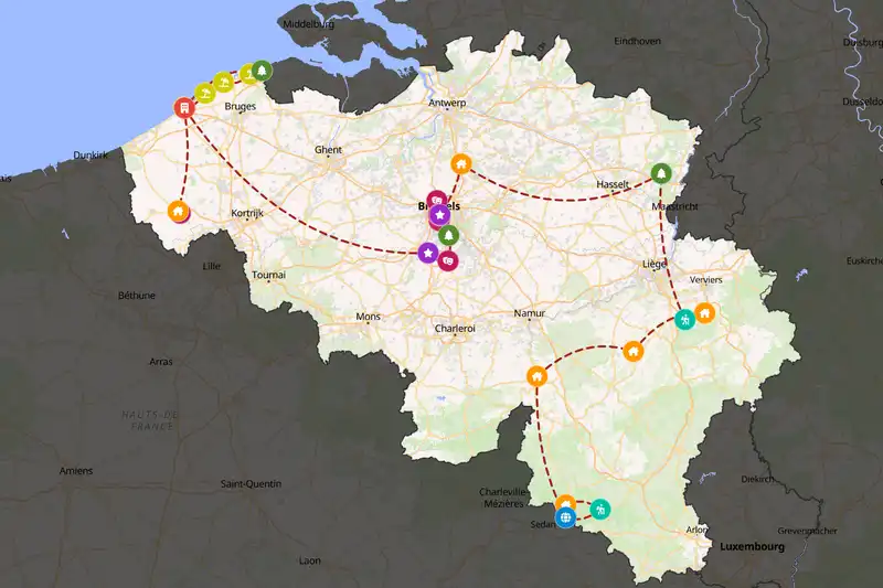 Backpacking in Belgium